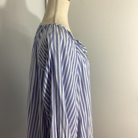 H&M WOMAN SIZE XL RELAXED FIT MINI DRESS TUNIC LONG BALOON SLEEVES - Picture 7 of 12